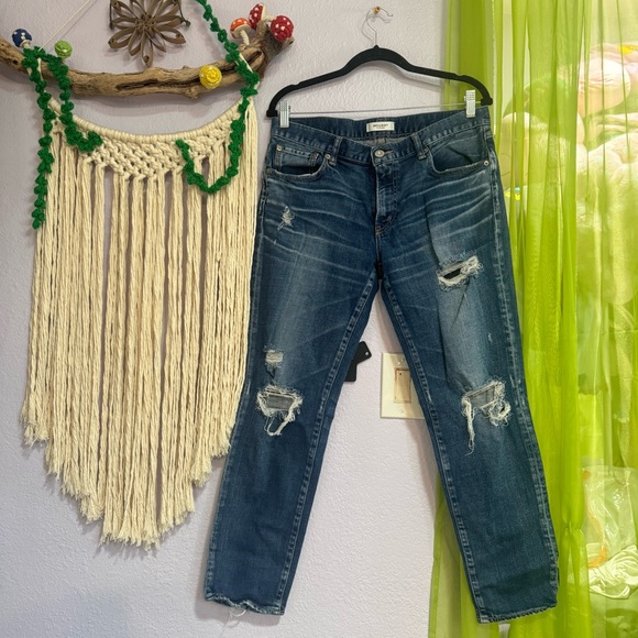 MOUSSY VINTAGE Distressed Jeans Made in Japan | Size 31 - Picture 1 of 7